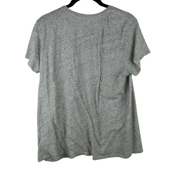 Marine Layer Womens Heather Grey T-Shirt L - Picture 3 of 4